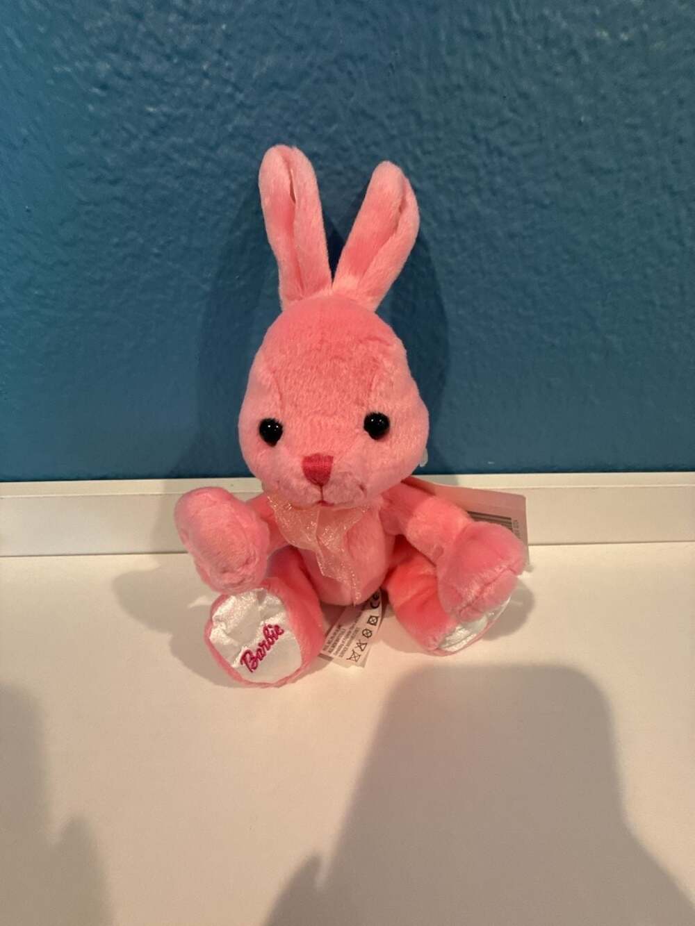Vintage 2001 Mattel Barbie Pink Bunny Rabbit Plush Stuffed Animal Target Exclusi
